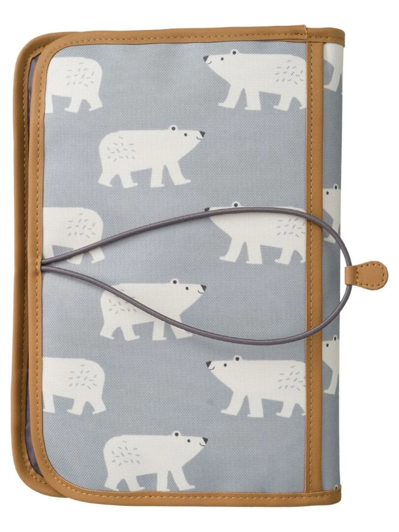 Pochette de change Ours polaire Gris
