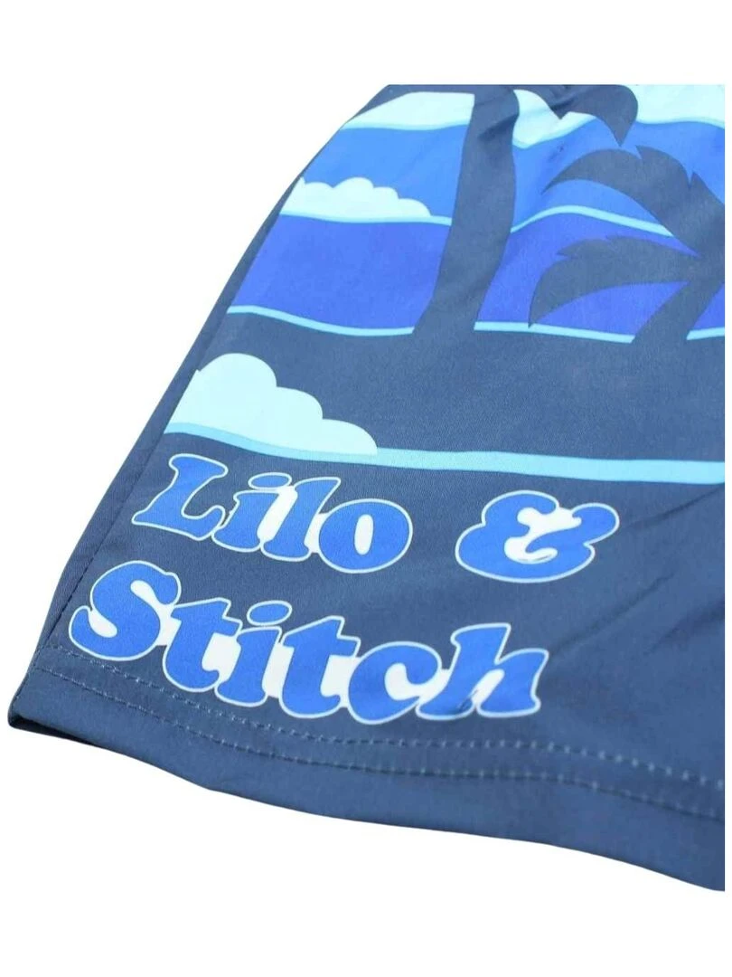 Disney   Short De Bain garçon imprimé Lilo Et Stitch   Bleu