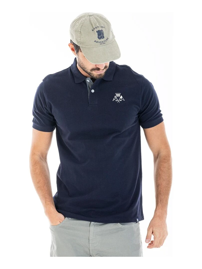 Polo yachting brodé COEN 'Rica Lewis' Bleu