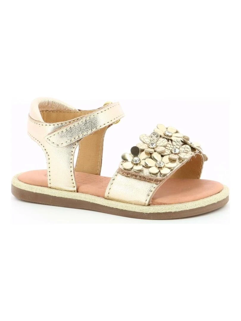 Sandales Cuir Parlotte Doré/or