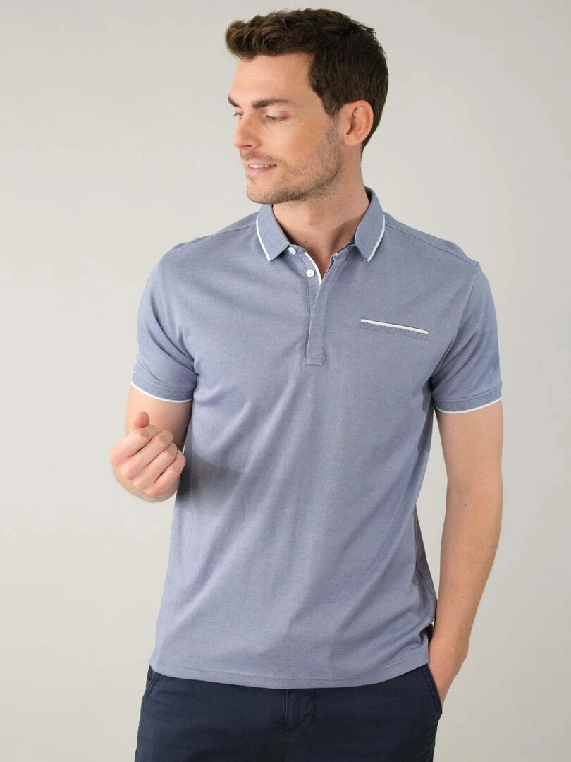 Polo à manches courtes pour homme 'Deeluxe' Bleu