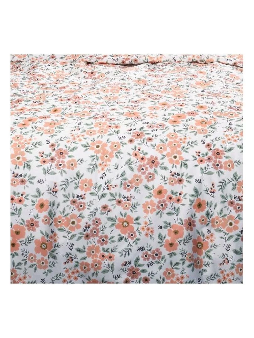 Housse de couette 140x200 Funny 2.4 + 1 taie 100% coton 57 fils   Rose