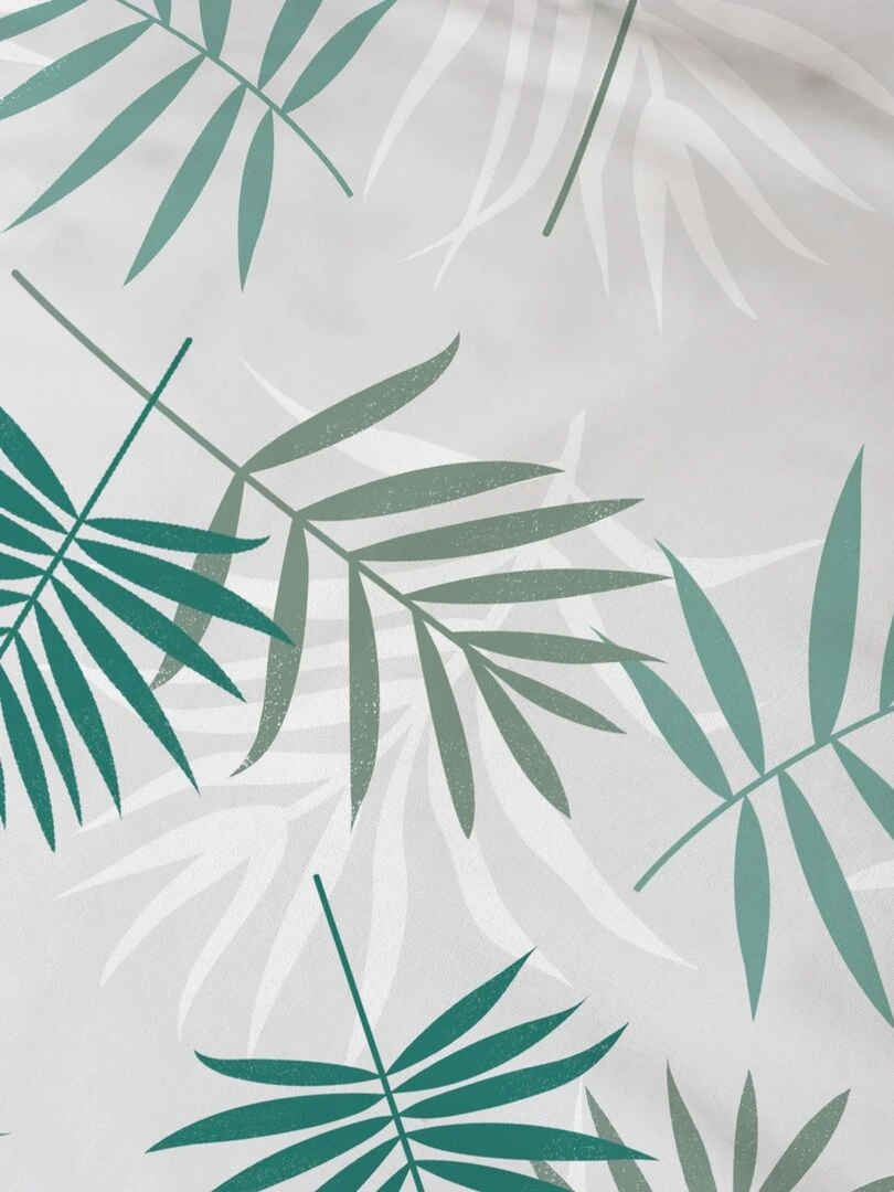 Parure de lit imprimée 100% coton  DISNEY HOME LE LIVRE DE LA JUNGLE HAPPY   Gris perle