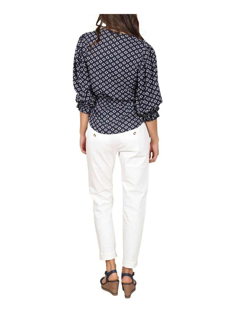 CHATTAWAK   Blouse ample   Bleu marine