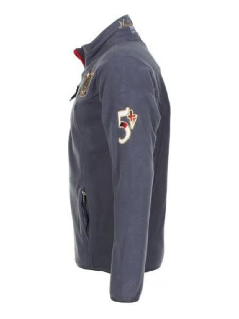 Blouson polaire garçon ECAUBIN   VENT DU CAP   Gris
