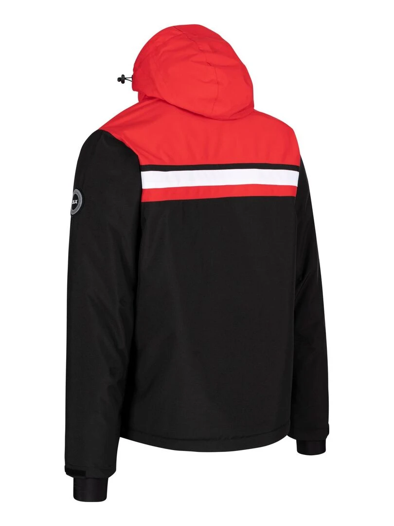 Veste en cuir style motard 'Deeluxe'   Noir