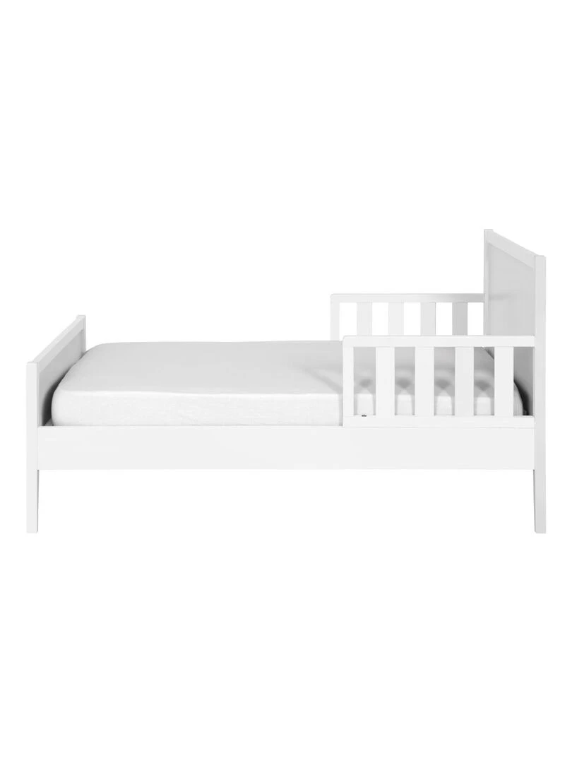 Lit enfant avec  matelas Tina   AKITEN RETAIL   Blanc Blanc