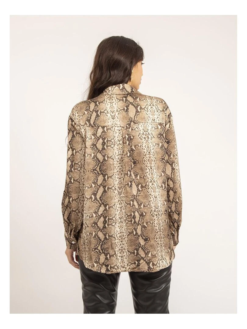 Chemise motifs OTARINA Beige