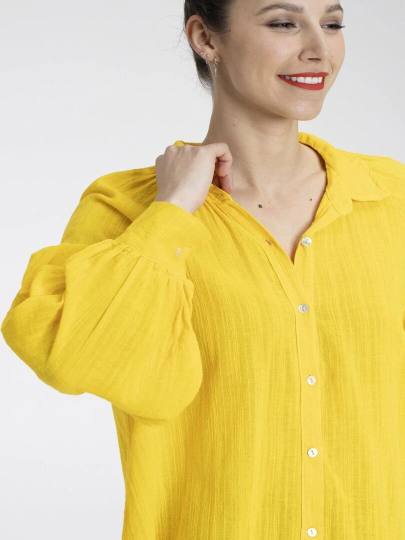 Chemisiers chemise COLINE   Gérard Pasquier   Jaune