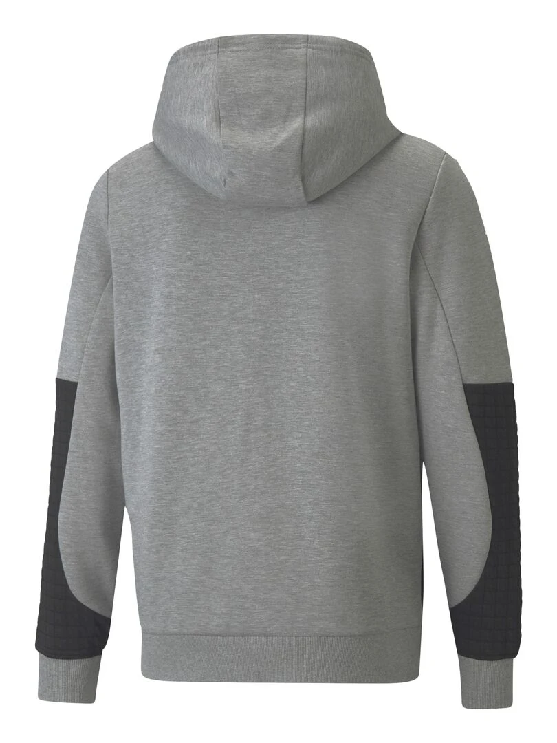 Sweat Zippé à Capuche Puma BMW MMS Full   Gris