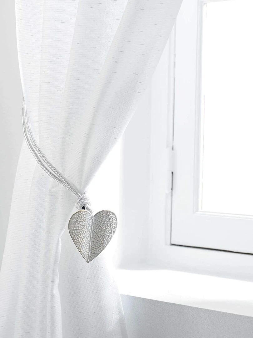 Embrasse Amourette 8 x 8 x 40 cm blanc or Blanc