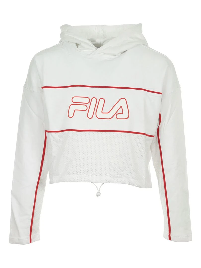 Sweat Fila Romy Hooded Top Wn's Blanc