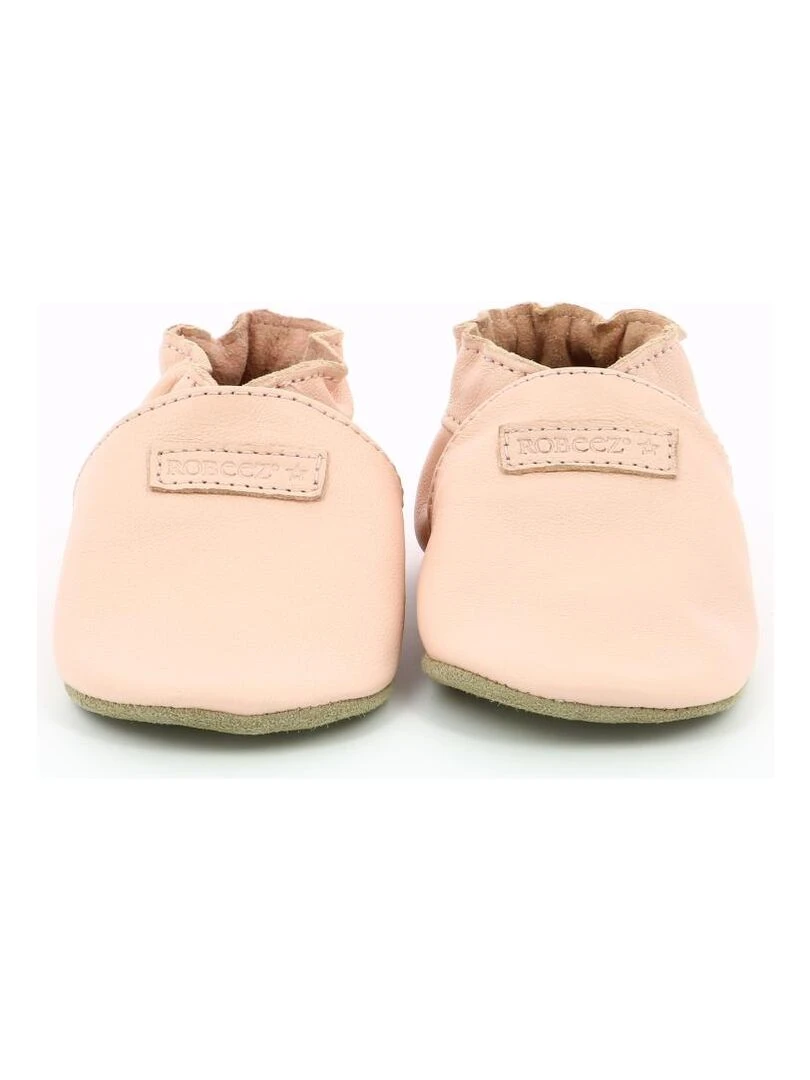 Chaussons Cuir Myfirst   Rose