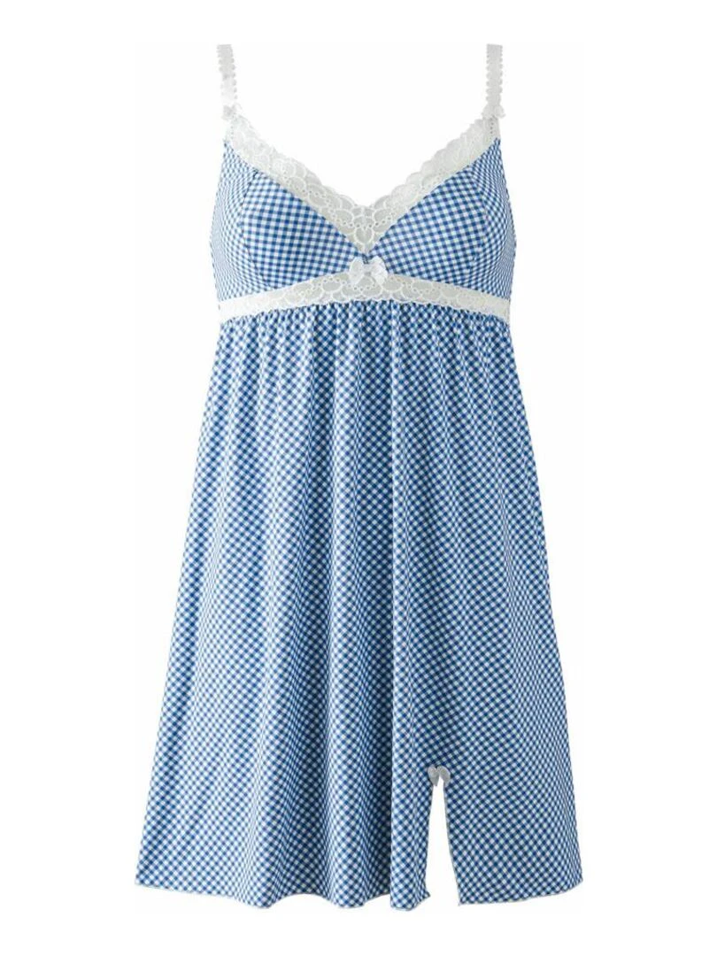 Nuisette BADINAGE Brigitte Bardot Lingerie Bleu