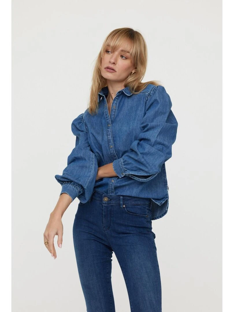 Lee Cooper Chemise manches longues coton regular DAZENA Bleu
