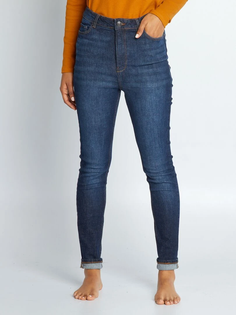 Jean skinny taille haute L30 Brut