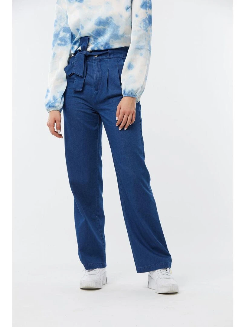 Lee Cooper Pantalon femme lyocell chino JUMMY Bleu
