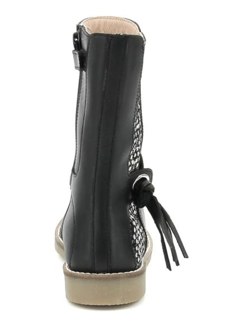 Bottes Cuir Widol   Noir