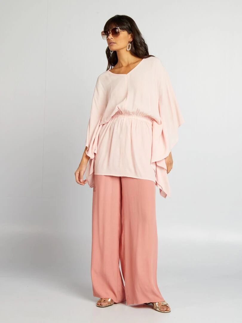 Blouse bohème Rose