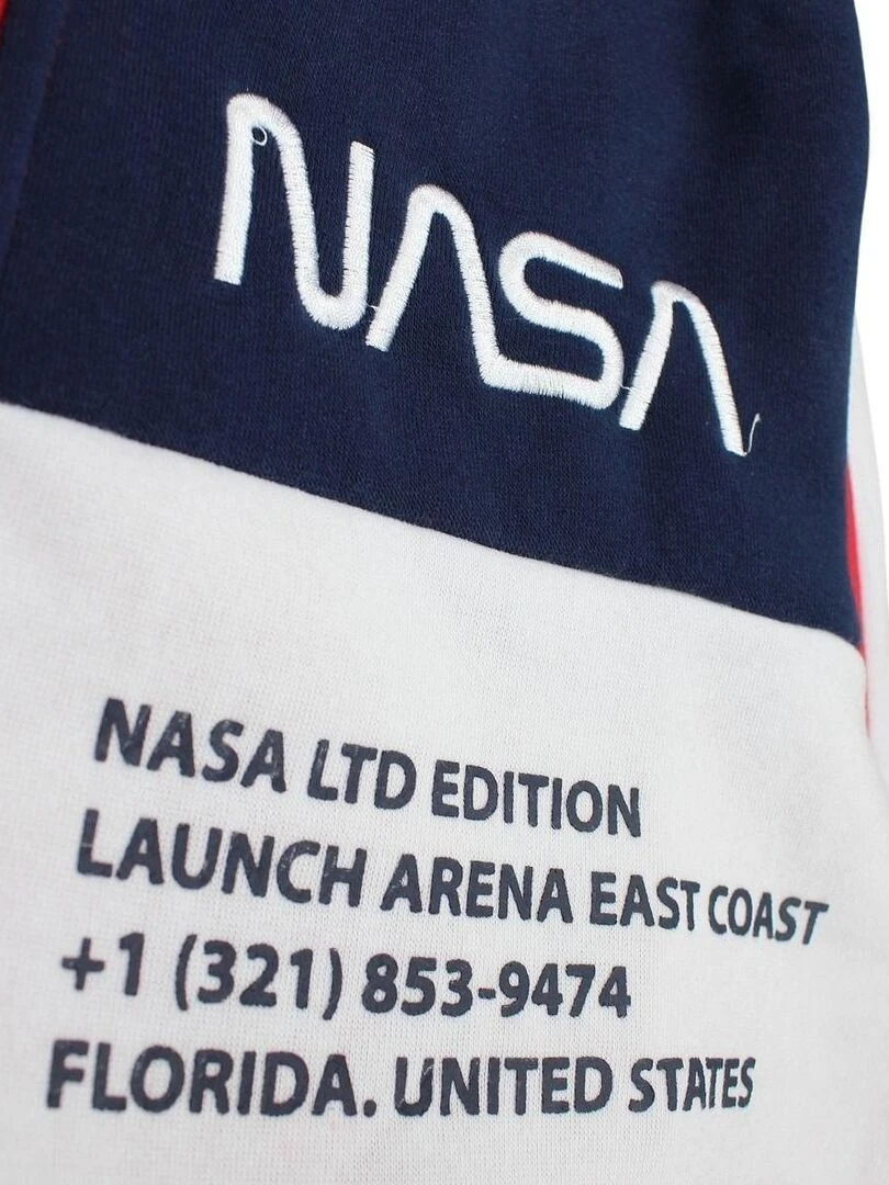 Nasa   Veste homme imprimé logo   Rouge