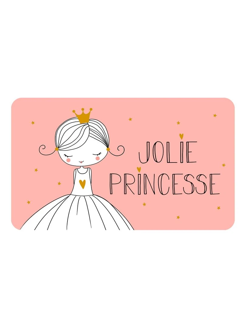 Set de table opaque Jolie princesse Rose