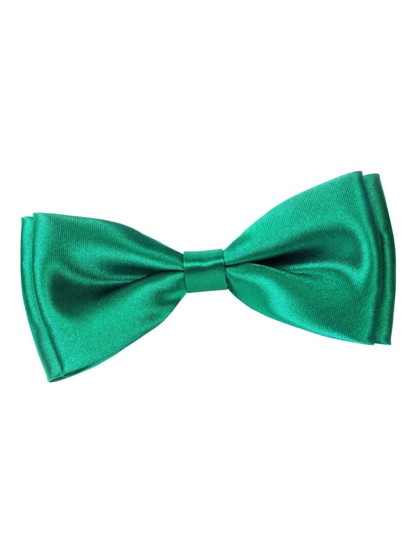 Noeud Papillon Satin Fabriqué en Europe Vert