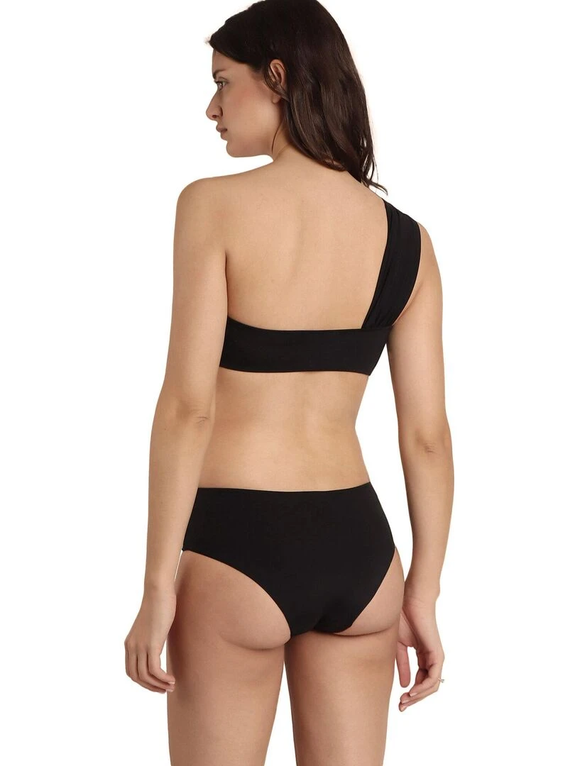 Ensemble 2 pièces bikini asymétrique préformé Cruise Noir