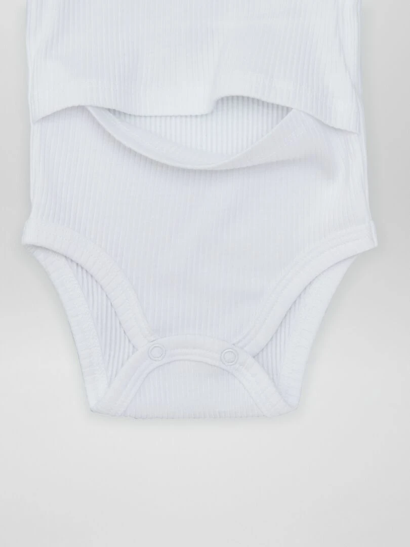 Lot de 2 bodies   So Easy   blanc