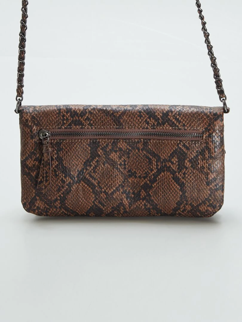 Sac enveloppe à chaine bandoulière   Python