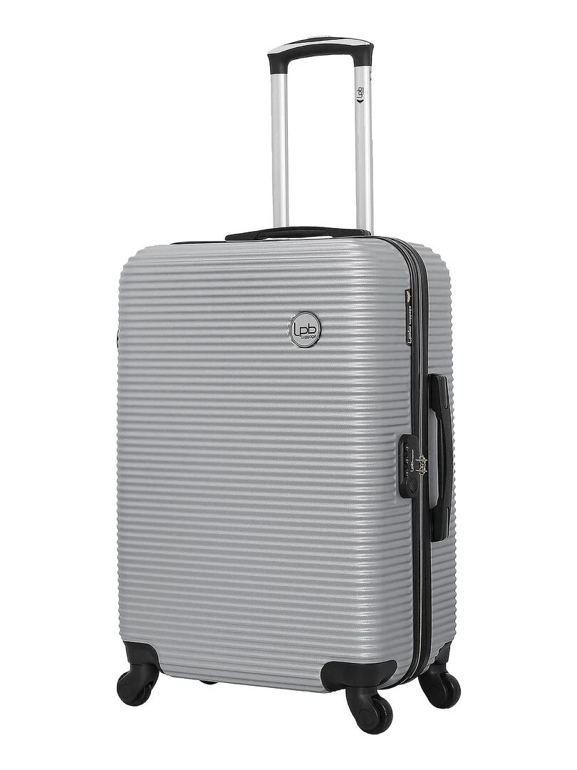 LPB LUGGAGE VALISE WEEKEND ABS MUNICH 4 ROUES 65 CM Gris