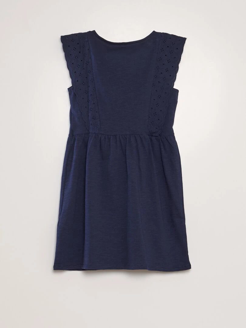 Robe avec broderies anglaises Noir