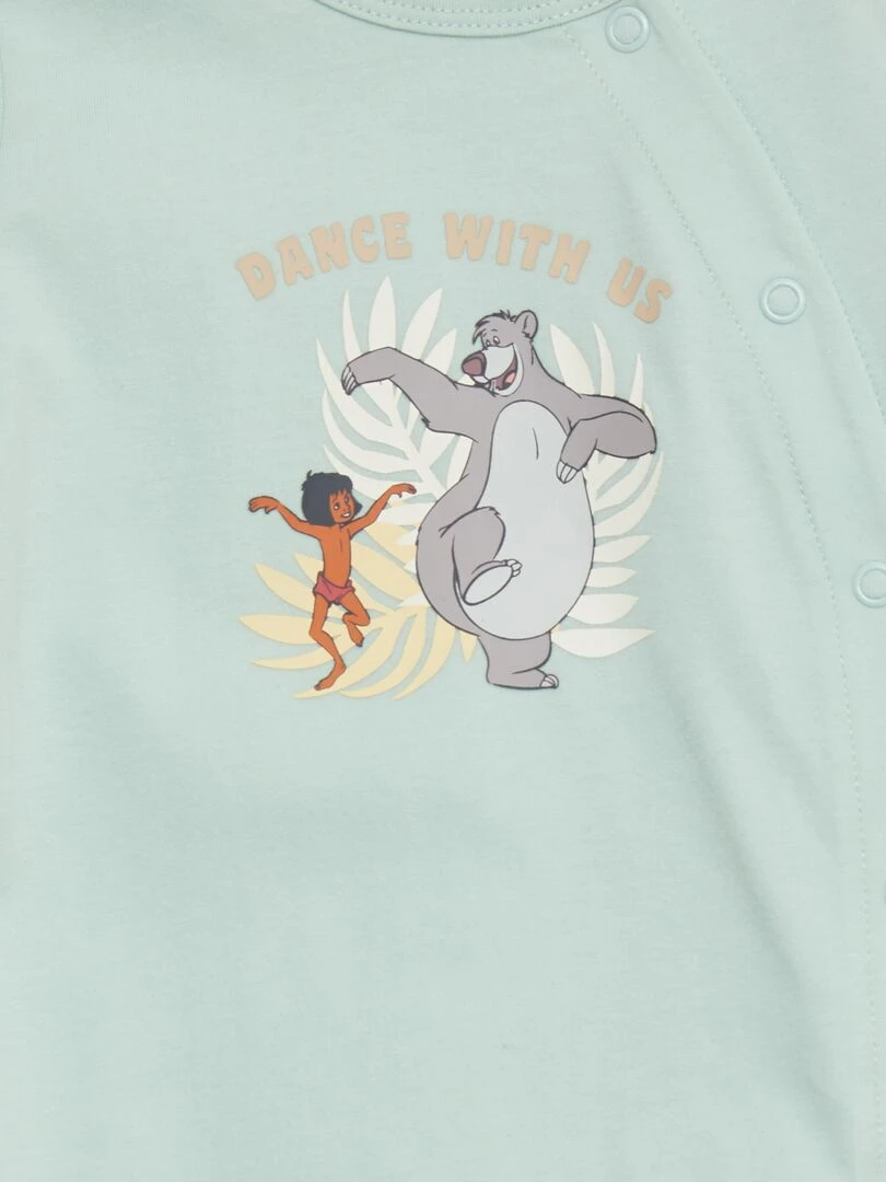 Pyjama 1 pièce imprimé 'Mowgli' Vert
