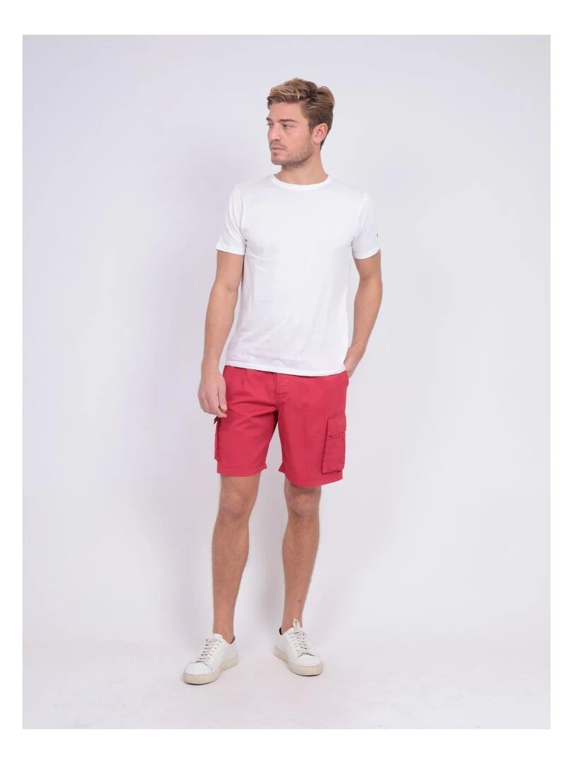 BERMUDA BURT FRENCHY   Rouge foncé