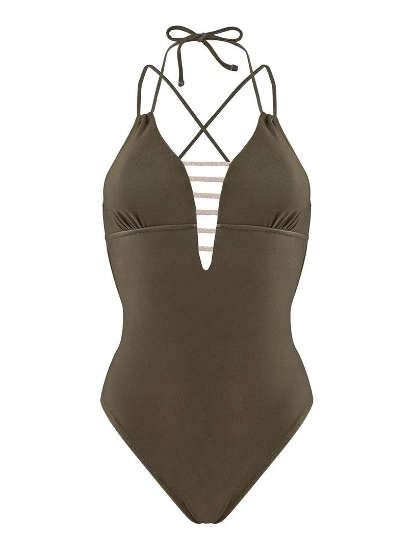 Maillot de bain une pièce MONTE CARLO Brigitte Bardot Bain Vert