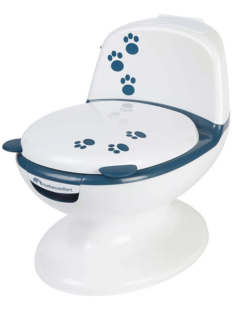 Bebeconfort Mini toilette Panda Pot avec bruit de chasse d'eau Blanc Bleu