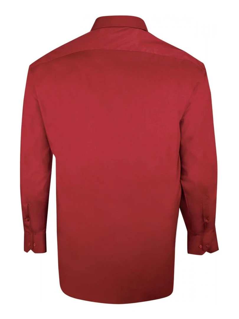 Chemise habillée gorge cachée CACHET Bordeaux