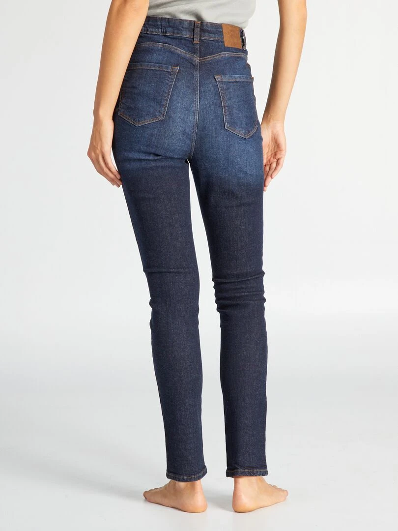 Jean skinny à taille haute   L32   Brut