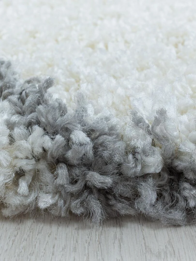 Tapis shaggy SCANDINAV A OEKO TEX®   Ecru