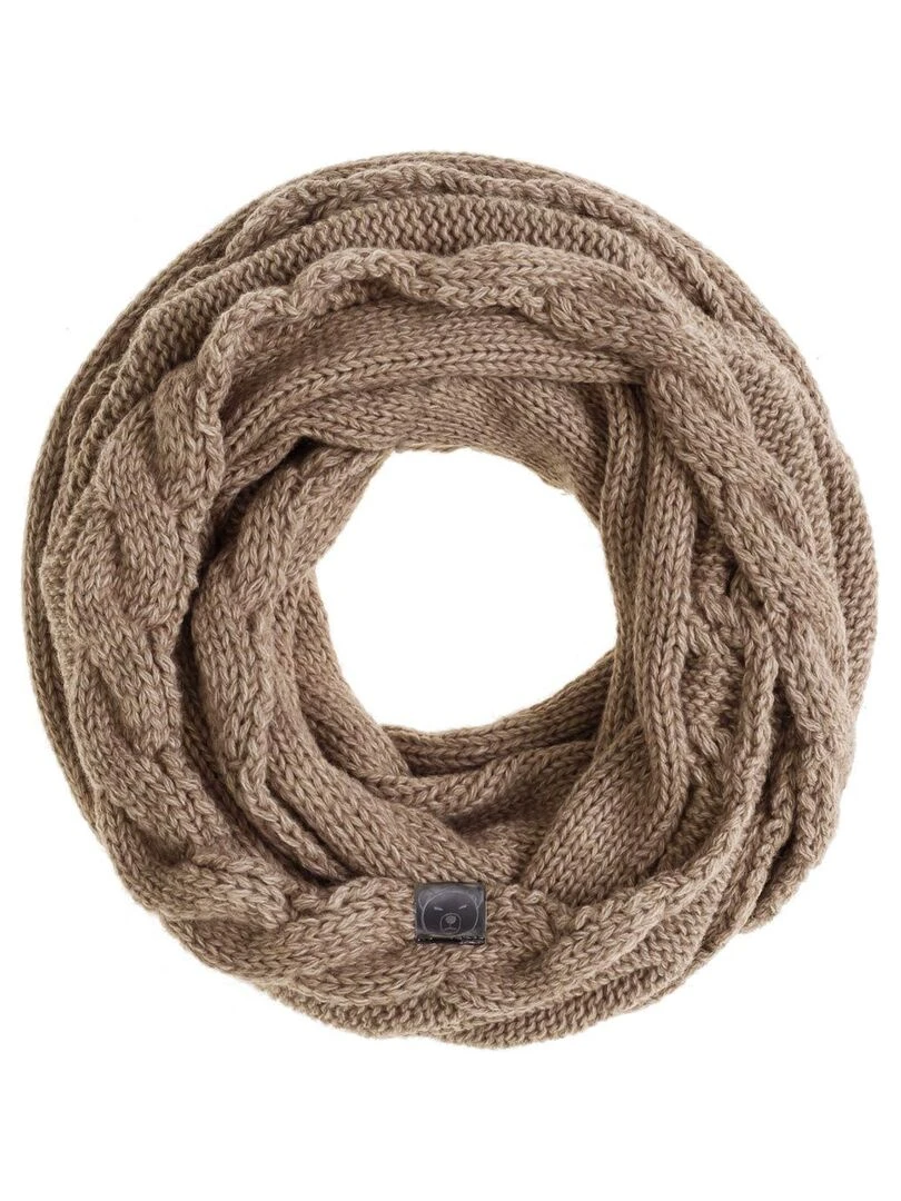 Snood Moyna Fabriqué en Europe Marron