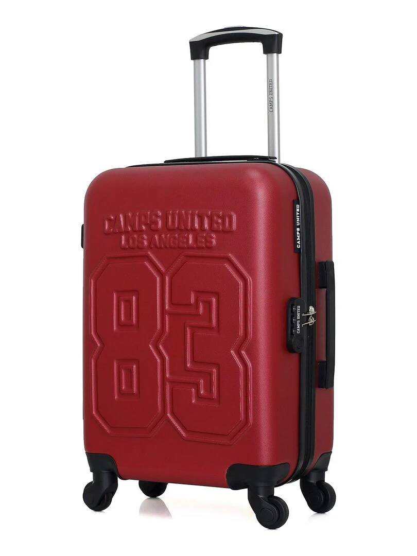CAMPS UNITED VALISE CABINE ABS BERKELEY 4 ROUES 55 CM Bordeaux