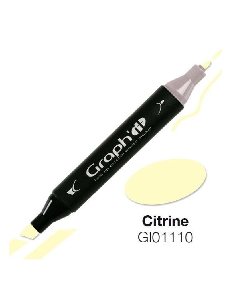 Marqueur Graph'It à double pointe   Citrine   N/A