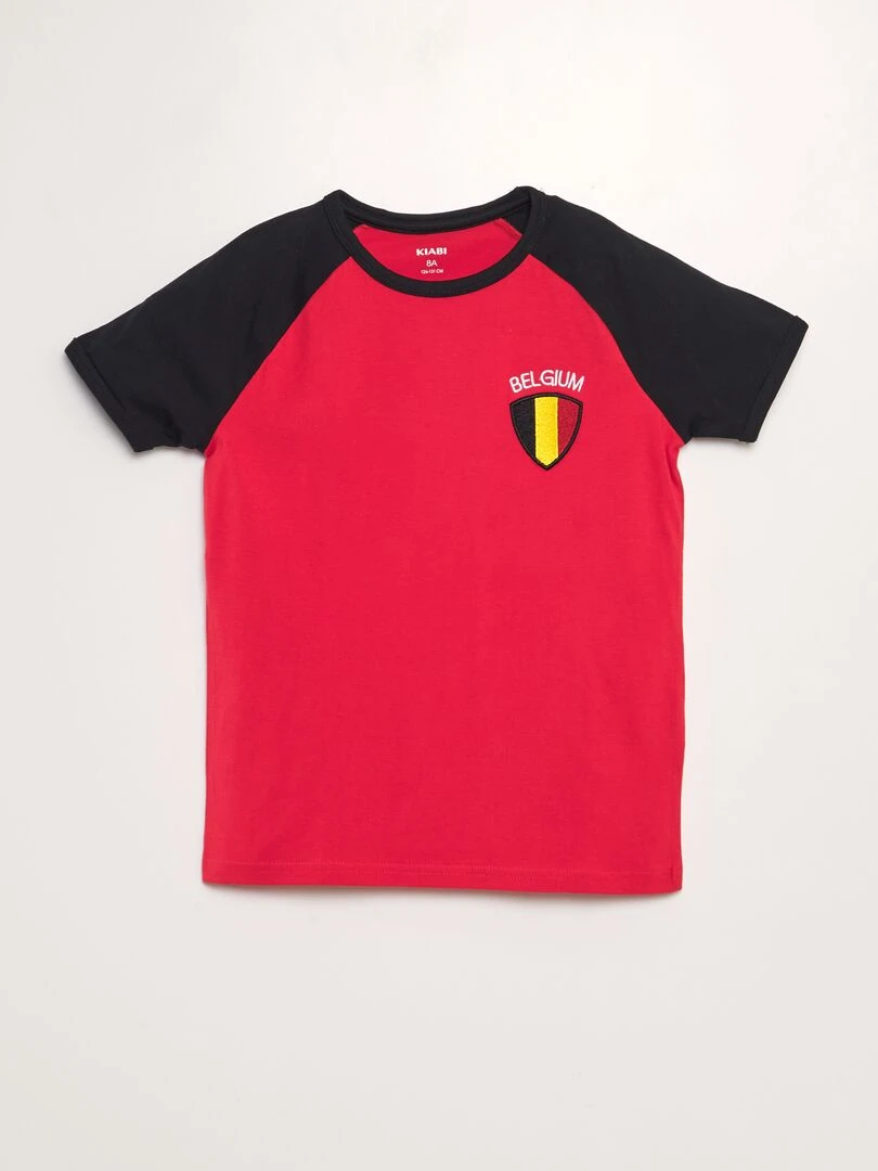 T shirt sport 'Equipe de Belgique' Rouge