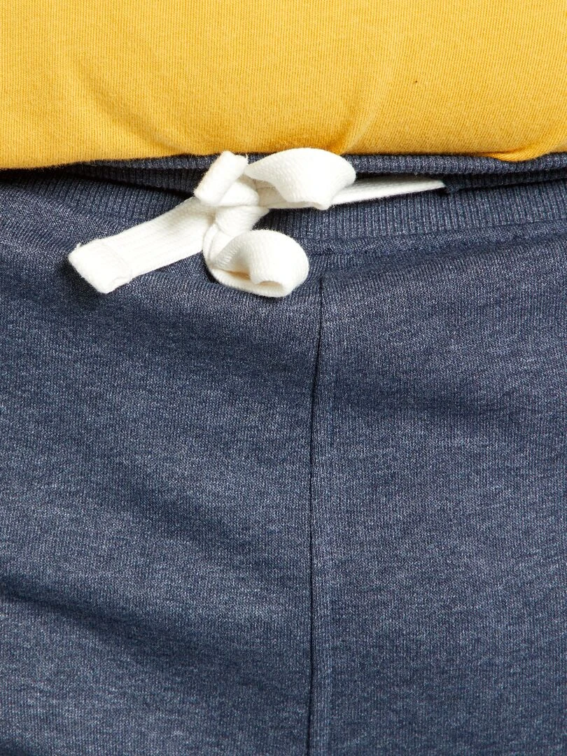 Pantalon de jogging en molleton   Bleu
