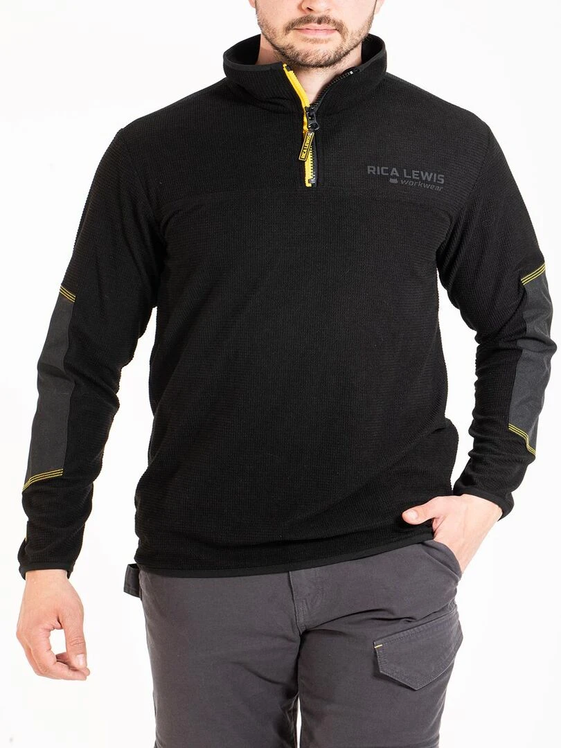 Sweat en polaire gauffrée WISP 'Rica Lewis' Noir