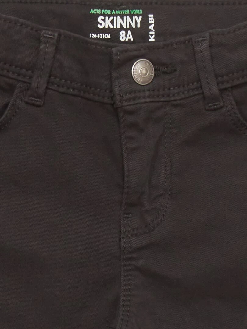 Jean skinny 5 poches noir