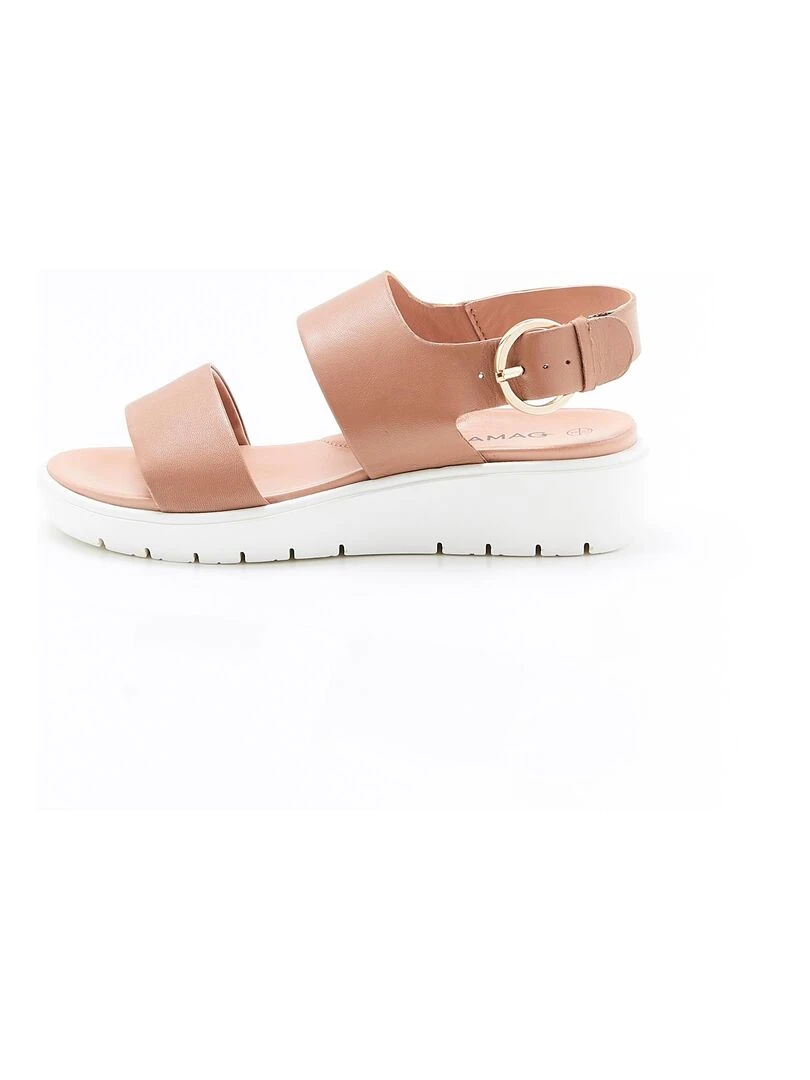 Sandales compensées Amortyl   Damart   Camel