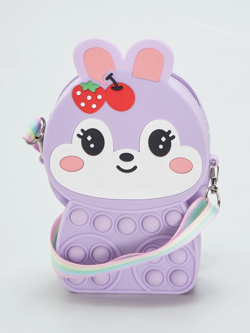 Sac Pop It lapin Violet