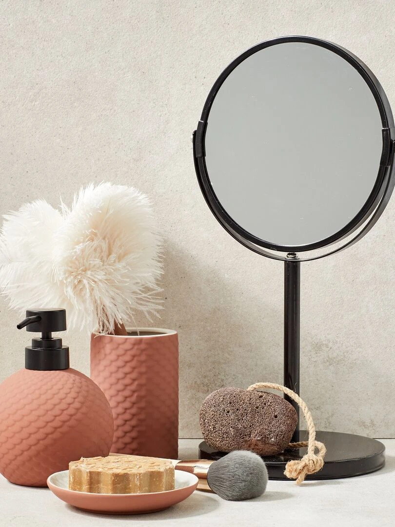 Guy Levasseur   Miroir en métal   Noir