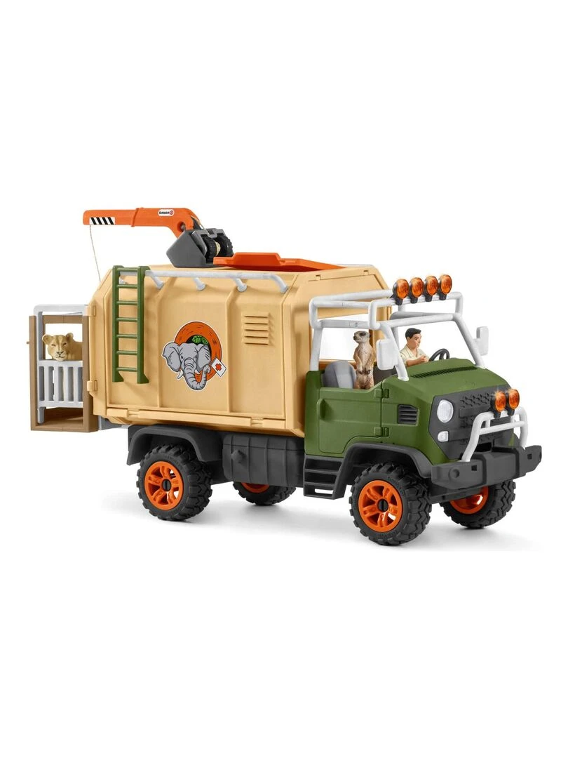 Figurines Wild Life : Gros camion sauvetage d'animaux   N/A