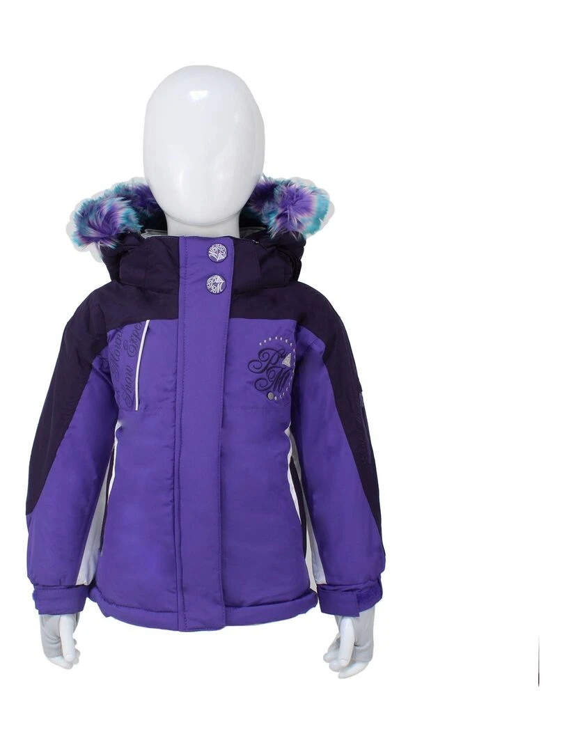 Blouson de ski fille FALAZA PEAK MOUNTAIN Violet